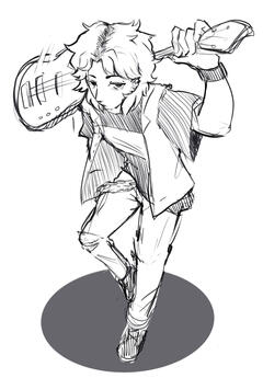 Sketch | Character belongs to jeffreychoochoo